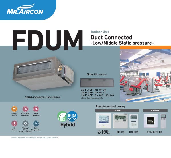 Mitsubishi Cealing Concealed Medium Static Aircon - Image 2