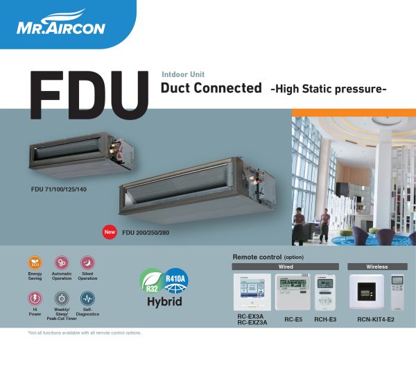 Mitsubishi Cealing Concealed High Static Aircon - Image 2